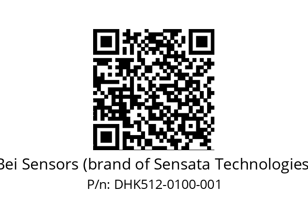  DHK5_12//RG59//00100//G3R020//--DK-- Bei Sensors (brand of Sensata Technologies) DHK512-0100-001