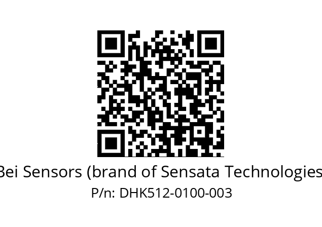  DHK5_12//RG59//00100//G3R020// Bei Sensors (brand of Sensata Technologies) DHK512-0100-003