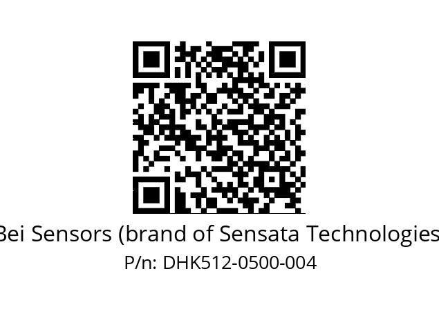  DHK5_12//RG59//00500//G5R// Bei Sensors (brand of Sensata Technologies) DHK512-0500-004