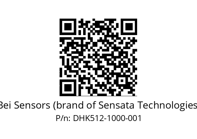  DHK5_12//2G29//01000//G3R020//--DK-- Bei Sensors (brand of Sensata Technologies) DHK512-1000-001