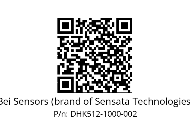  DHK5_12//2G29//01000//G3R030//--DK-- Bei Sensors (brand of Sensata Technologies) DHK512-1000-002