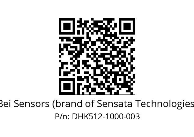  DHK5_12//RG59//01000//G3R020//--DK-- Bei Sensors (brand of Sensata Technologies) DHK512-1000-003