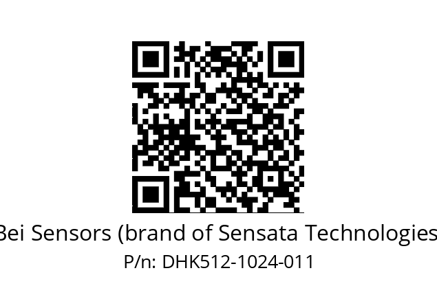  DHK5_12//RG58//01024//G3R020//--DK-- Bei Sensors (brand of Sensata Technologies) DHK512-1024-011