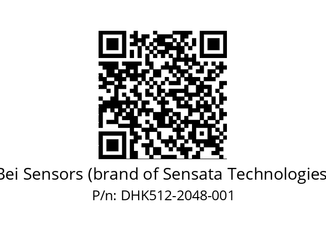  DHK5_12//RG58//02048//G3R010//--DK-- Bei Sensors (brand of Sensata Technologies) DHK512-2048-001