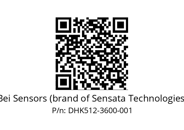  DHK5_12//RG59//03600//G8R// Bei Sensors (brand of Sensata Technologies) DHK512-3600-001