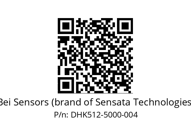  DHK5_12//2G29//05000//G6R//--D3-- Bei Sensors (brand of Sensata Technologies) DHK512-5000-004