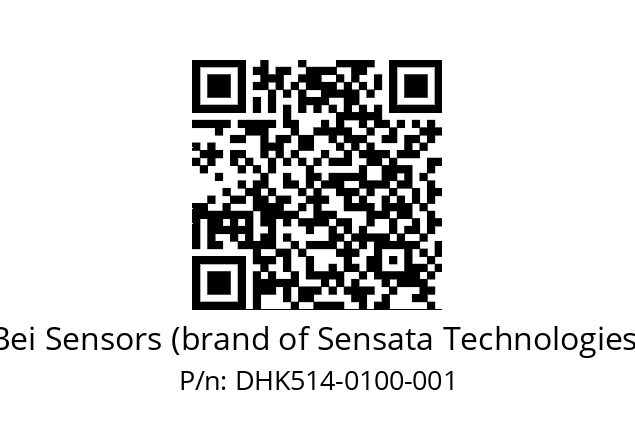  DHK5_14//RG59//00100//G6R// Bei Sensors (brand of Sensata Technologies) DHK514-0100-001