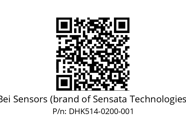  DHK5_14//RG59//00200//G3R020// Bei Sensors (brand of Sensata Technologies) DHK514-0200-001