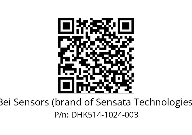  DHK5_14//RG59//01024//G6R//--D3-- Bei Sensors (brand of Sensata Technologies) DHK514-1024-003