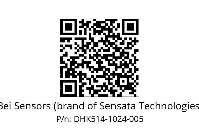  DHK5_14//RG5R//01024//G3R020//--DK-- Bei Sensors (brand of Sensata Technologies) DHK514-1024-005