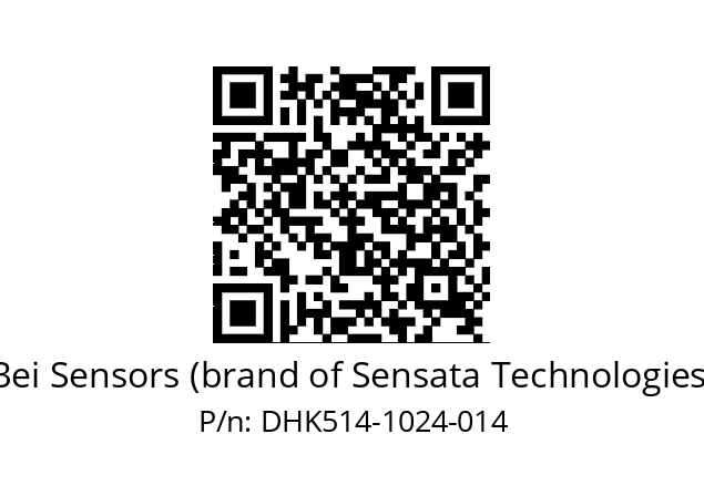  DHK5_14//2G29//01024//G3R020// Bei Sensors (brand of Sensata Technologies) DHK514-1024-014