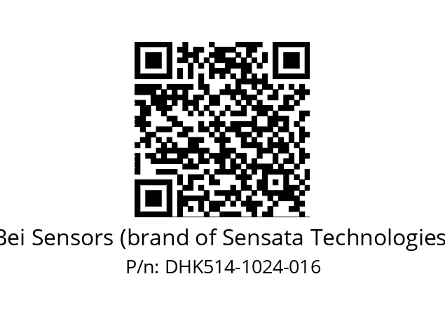  DHK5_14//2G28//01024//G6R//--DK-- Bei Sensors (brand of Sensata Technologies) DHK514-1024-016