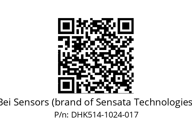  DHK5_14//5GT7//01024//G3R020//--DK-- Bei Sensors (brand of Sensata Technologies) DHK514-1024-017