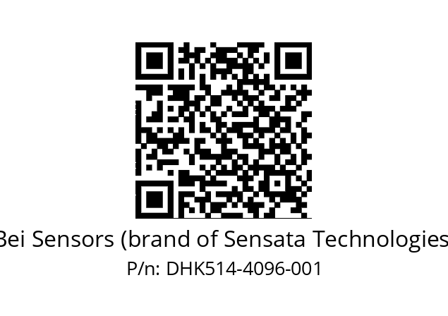  DHK5_14//2G29//04096//G3R040//--DL-- Bei Sensors (brand of Sensata Technologies) DHK514-4096-001