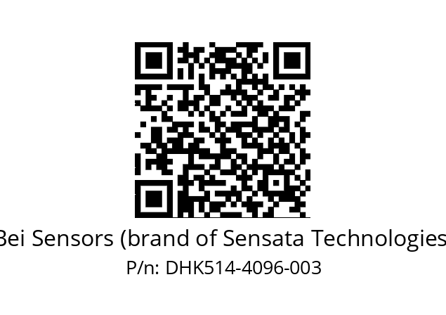  DHK5_14//RG59//04096//G3R040// Bei Sensors (brand of Sensata Technologies) DHK514-4096-003