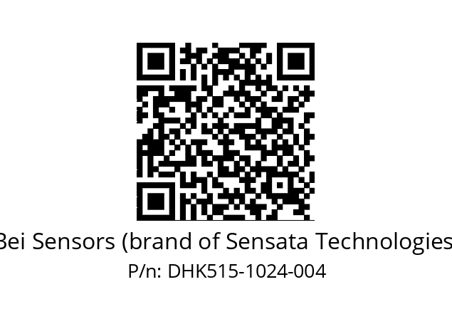  DHK5_15//RG59//01024//G6R//--D3-- Bei Sensors (brand of Sensata Technologies) DHK515-1024-004