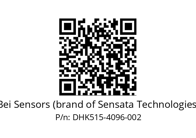  DHK5_15//RP29//04096//G5R//--D3-- Bei Sensors (brand of Sensata Technologies) DHK515-4096-002