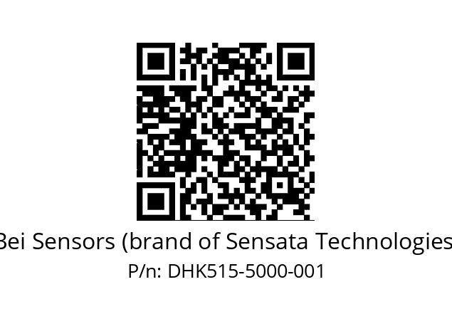  DHK5_15//2G29//05000//G3R020// Bei Sensors (brand of Sensata Technologies) DHK515-5000-001