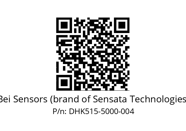  DHK5_15//2G29//05000//G6R//--D3-- Bei Sensors (brand of Sensata Technologies) DHK515-5000-004