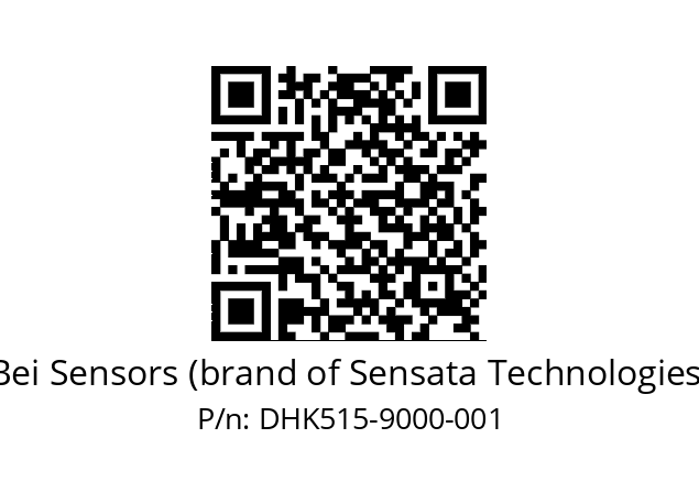  DHK5_15//RG59//09000//G6R//--DK-- Bei Sensors (brand of Sensata Technologies) DHK515-9000-001