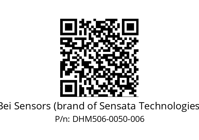  DHM5_06//2G29//00050//G6R//--03-- Bei Sensors (brand of Sensata Technologies) DHM506-0050-006