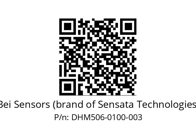  DHM5_06//2G29//00100//G3R050// Bei Sensors (brand of Sensata Technologies) DHM506-0100-003