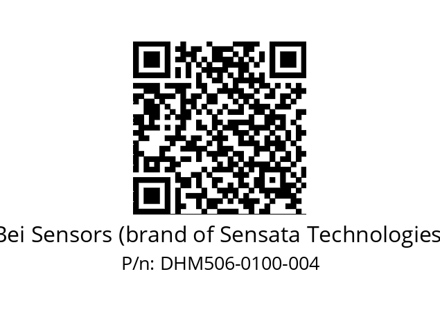  DHM5_06//2G29//00100//G6R// Bei Sensors (brand of Sensata Technologies) DHM506-0100-004