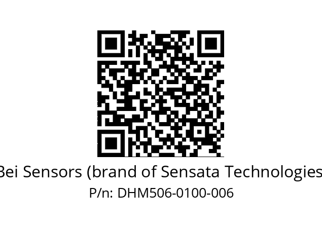  DHM5_06//5GT1//00100//G1R// Bei Sensors (brand of Sensata Technologies) DHM506-0100-006