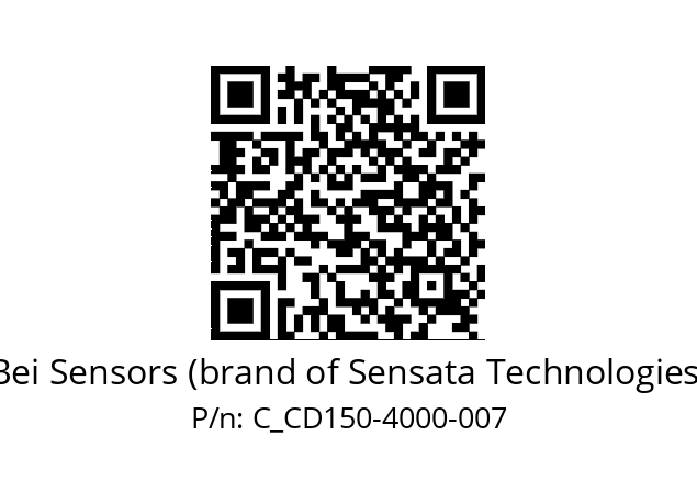  CD150-MEC-4000-409.6-L005-OP-10-M4 + THM4 Bei Sensors (brand of Sensata Technologies) C_CD150-4000-007