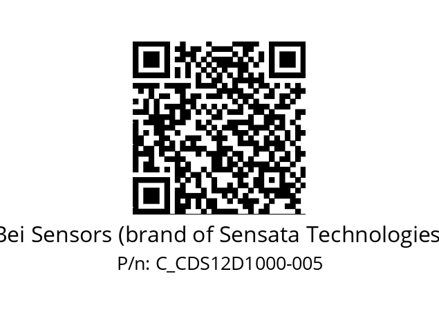  CDS12-MEC-10000-300-L005-OP-ATEX116 Bei Sensors (brand of Sensata Technologies) C_CDS12D1000-005