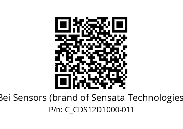  CDS12-MEC-10000-300-L005-OP-10 + THM5 Bei Sensors (brand of Sensata Technologies) C_CDS12D1000-011