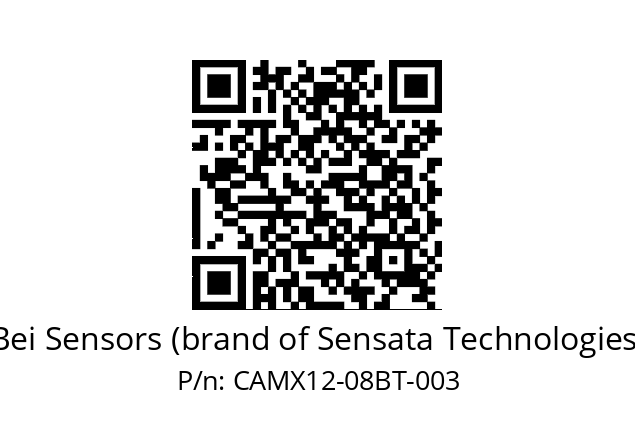  CAMX_12//PC5G//08//T3A500// Bei Sensors (brand of Sensata Technologies) CAMX12-08BT-003