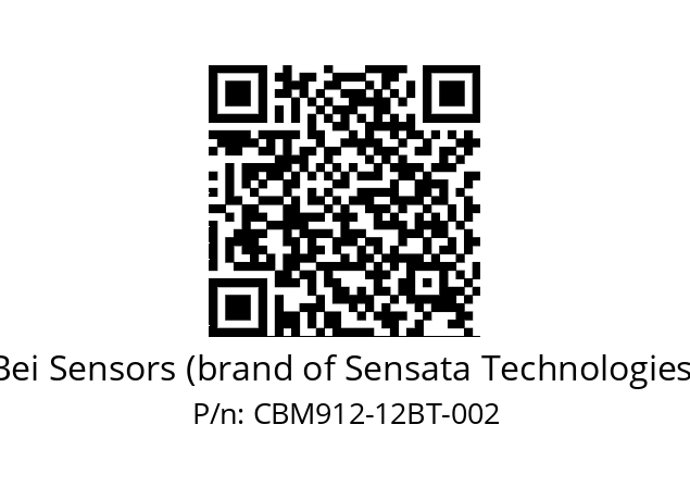  CBM9_12//5C5G//12//A7R// Bei Sensors (brand of Sensata Technologies) CBM912-12BT-002