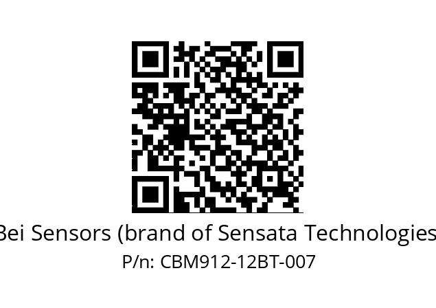  CBM9_12//5CNR//12//A7A// Bei Sensors (brand of Sensata Technologies) CBM912-12BT-007