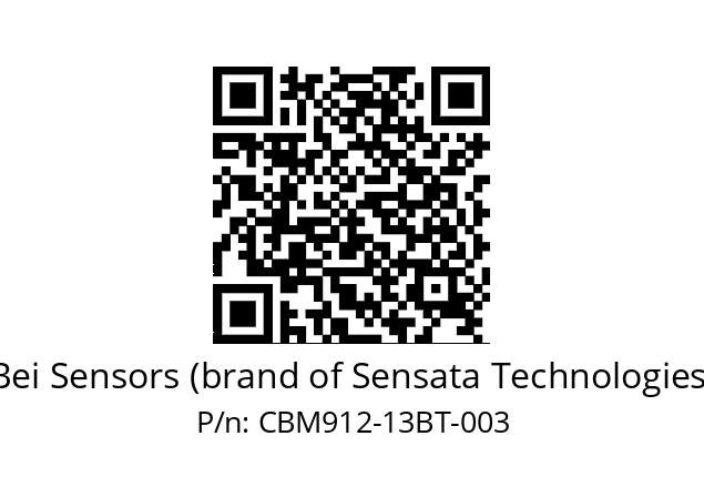  CBM9_12//PC5G//13//C3R020// Bei Sensors (brand of Sensata Technologies) CBM912-13BT-003