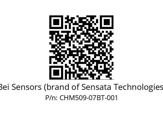  CHM5_09//PC5G//07//CPR//--03-- Bei Sensors (brand of Sensata Technologies) CHM509-07BT-001