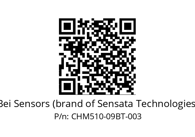  CHM5_10//PC5G//09//C3R300// Bei Sensors (brand of Sensata Technologies) CHM510-09BT-003