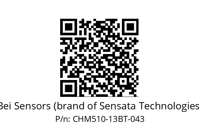  CHM5_10//PCSG//13//S5R050// Bei Sensors (brand of Sensata Technologies) CHM510-13BT-043