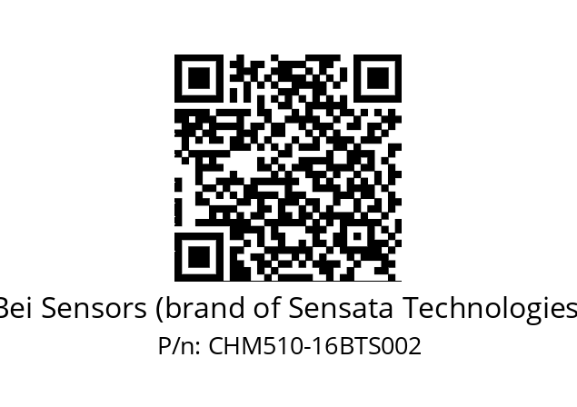  CHM5S10//PCPB/0I/16//S5R020// Bei Sensors (brand of Sensata Technologies) CHM510-16BTS002