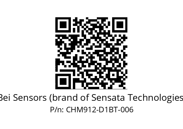  CHM9_12//552G//D1//CPR// Bei Sensors (brand of Sensata Technologies) CHM912-D1BT-006