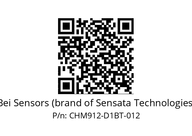  CHM9_12//5C5D//D1//CPR// Bei Sensors (brand of Sensata Technologies) CHM912-D1BT-012