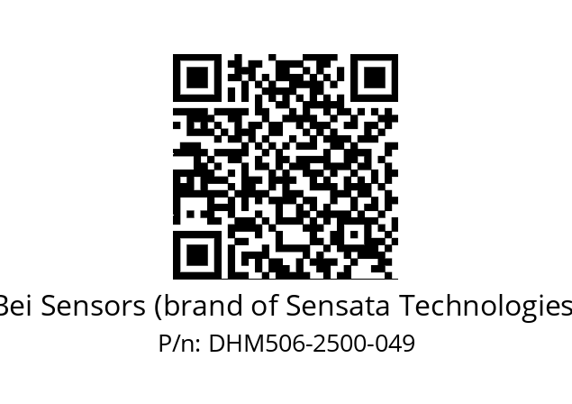  DHM5_06//RP29//02500//G8R// Bei Sensors (brand of Sensata Technologies) DHM506-2500-049