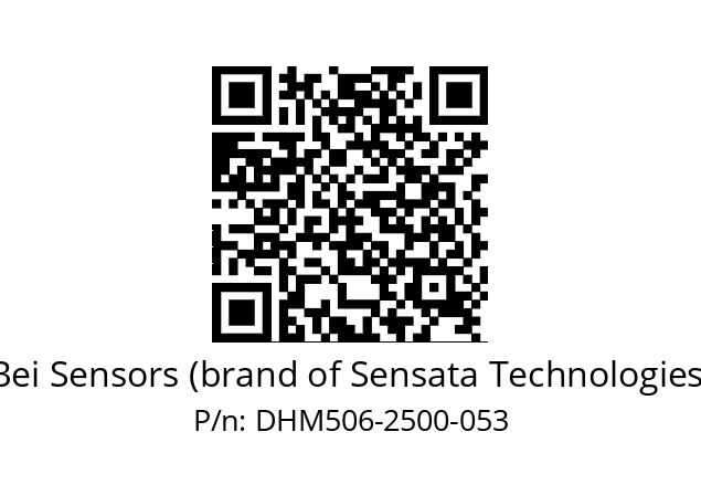  DHM5_06//RG55//02500//G6A// Bei Sensors (brand of Sensata Technologies) DHM506-2500-053