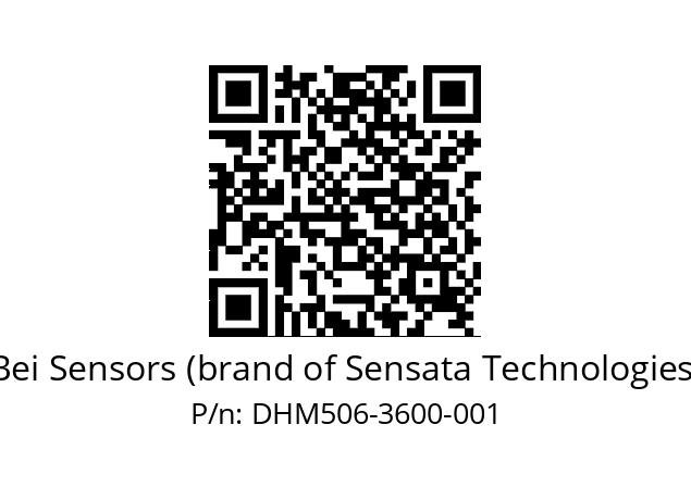  DHM5_06//2G29//03600//G8R// Bei Sensors (brand of Sensata Technologies) DHM506-3600-001