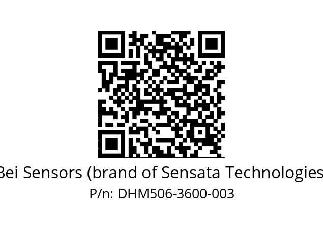  DHM5_06//RP29//03600//G6R// Bei Sensors (brand of Sensata Technologies) DHM506-3600-003