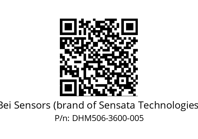  DHM5_06//2G29//03600//G6R// Bei Sensors (brand of Sensata Technologies) DHM506-3600-005