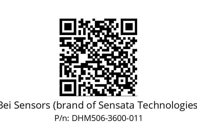  DHM5_06//2G29//03600//G6R//--03-- Bei Sensors (brand of Sensata Technologies) DHM506-3600-011