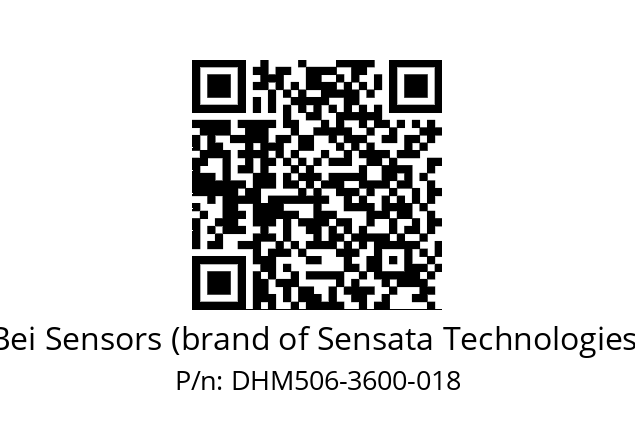  DHM5_06//RG29//03600//G3A020// Bei Sensors (brand of Sensata Technologies) DHM506-3600-018