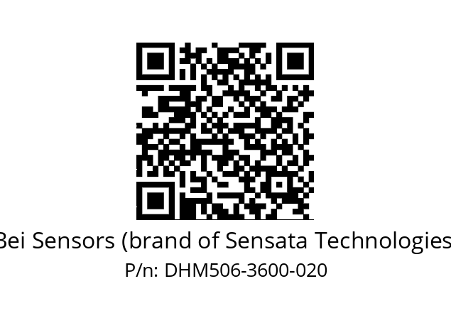  DHM5_06//2WTN//03600//G8R//--03-- Bei Sensors (brand of Sensata Technologies) DHM506-3600-020