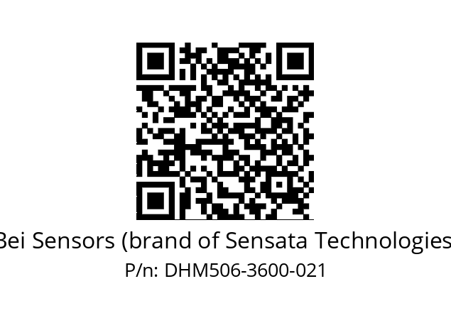  DHM5_06//2G29//03600//G7R//--03-- Bei Sensors (brand of Sensata Technologies) DHM506-3600-021